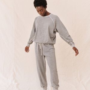 The GREAT. The College Sweatshirt Crewneck Grey 3